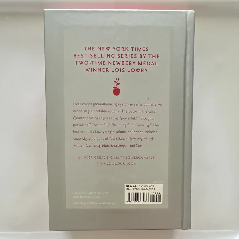 Lois Lowry The Giver Quartet Omnibus Deluxe Collector's Ed HC 2014 Clarion